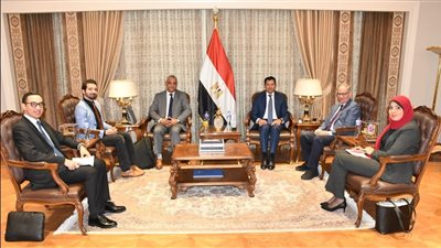 أشرف صبحي يلتقي مدير المكتب الإقليمي للوكالة الدولية لمكافحة المنشطات