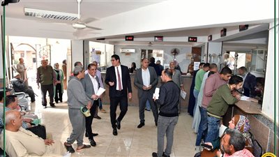 نائب محافظ الدقهلية يتفقد سير العمل بالمركز التكنولوجي في أجا