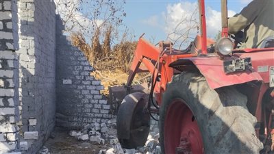 إزالة 83 حالة تعدٍ على الأراضي الزراعية وأملاك الدولة في الغربية