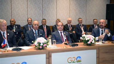 السيسي يلقي كلمة في قمة العشرين اليوم عن جهود التنمية بمصر واستعادة الاستقرار بالشرق الأوسط
