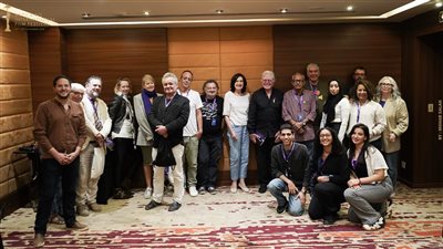 حسين فهمي: مهرجان القاهرة السينمائي صوت قوي لدعم القضية الفلسطينية