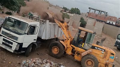 رفع 450 طن مخلفات بلدية وتجمعات قمامة ببلقاس وشربين في الدقهلية