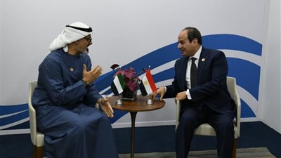السيسي يبحث مع ولي عهد أبو ظبي سبل تعزيز العلاقات المصرية الإماراتية