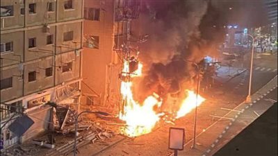 أصاب قلب تل أبيب، فيديوهات جديدة للدمار الذي خلفه هجوم حزب الله الصاروخي