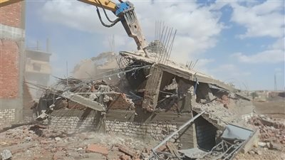 إيقاف أعمال وإزالات فورية لمخالفات البناء بمدينة 6 أكتوبر