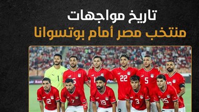 تاريخ مواجهات منتخب مصر أمام بوتسوانا (إنفوجراف)