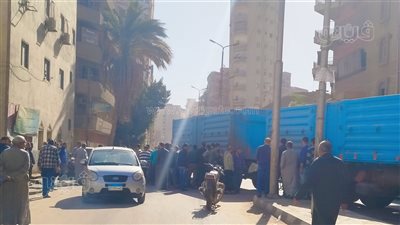 مصرع شخص أسفل عجلات مقطورة بالمنوفية 