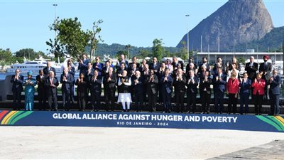 السيسي في صورة تذكارية للقادة المشاركين بقمة مجموعة العشرين بالبرازيل