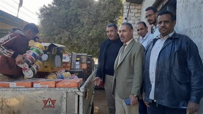 ضبط 15 ألف قطعة أدوات كهربائية مقلدة داخل مخزن بأسيوط
