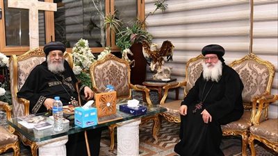 البابا تواضروس يتلقى تقريرا عن الخدمة في إيبارشيات المهجر