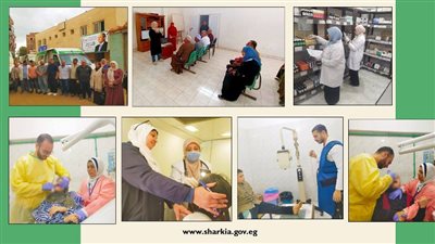 صحة الشرقية: القافلة الطبية تكشف على 2754 مريضًا بمركز منيا القمح 