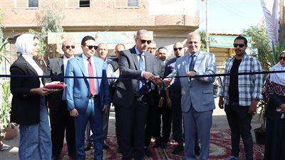 تكلفتها 36 مليون، محافظ الفيوم يفتتح محطة رفع مياه الصرف الصحي بدفنو