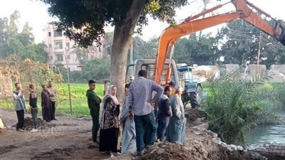 ري الغربية تزيل معديات مخالفة على ترعة الجنابية الأولى بطنطا (صور)