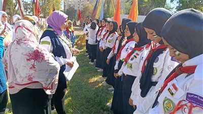 فوز فريق مرشدات مركز شباب أبنوب بالمركز الأول في مسابقة التميز الكشفي بأسيوط