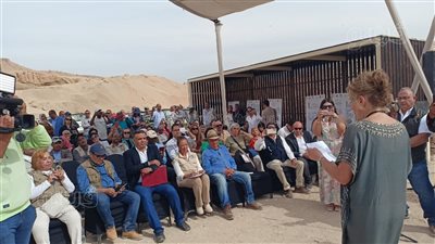 بحضور زاهي حواس، افتتاح مقبرة الكاتب الفرعوني « بوي ام رع» بالبر الغربي في الأقصر (بث مباشر)