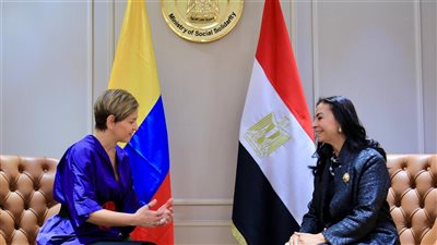وزيرة التضامن تستقبل السيدة الأولى لجمهورية كولومبيا
