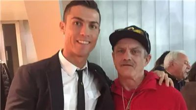 إصابة أحد أفراد عائلته، حادث سير يصدم رونالدو