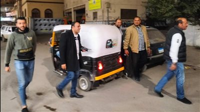 حملة لمصادرة مكبرات الصوت بالتوك توك ورفع الإشغالات بشوارع منية النصر بالدقهلية