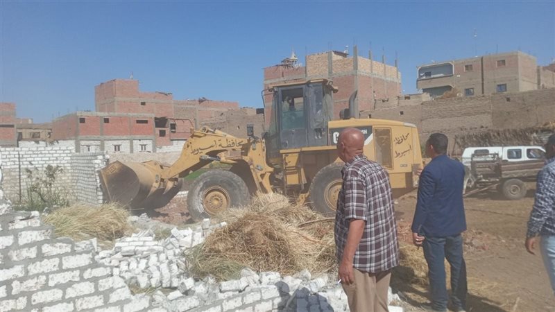 حملة إزالة بأسيوط،