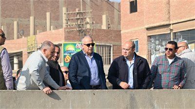 وزير الري يتفقد مخرات السيول ومنشآت الحماية بالجيزة