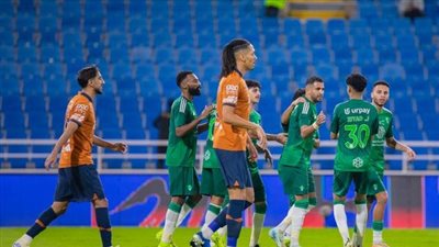 الدوري السعودي، أهلي جدة يتقدم على الفيحاء بهدف في الشوط الأول (صور) 