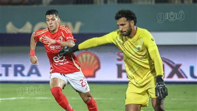 المهدي سليمان أفضل لاعب في مباراة الأهلي والاتحاد السكندري 