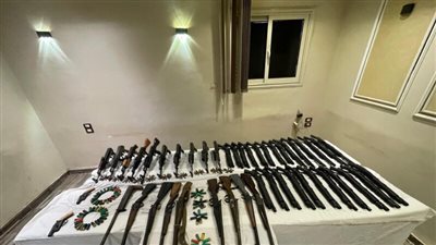 حملة أمنية تضبط 38 سلاحا ناريا و6 قضايا مخدرات فى أسوان وأسيوط 