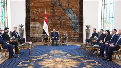 السيسي يؤكد لرئيس المنتدى الاقتصادي العالمي أهمية تشجيع القطاع الخاص الأجنبي على الاستثمار في مصر
