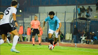 عبده يحيى رجل مباراة غزل المحلة والجونة بالدوري 