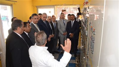 وزير التموين ومحافظ الغربية يتفقدان مطحن العاشر من رمضان بطنطا 