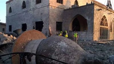 جيش الاحتلال الإسرائيلي يفجر مسجدا جنوبي لبنان (فيديو)