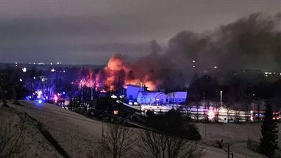  تحطم طائرة شحن تابعة لشركة DHL في ليتوانيا