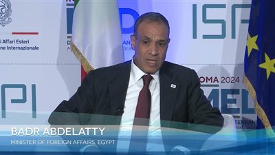 خلال مشاركته فى منتدى حوارات روما المتوسطية، عبدالعاطى يؤكد رفض مصر الكامل لتهجير الفلسطينيين خارج أراضيهم