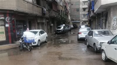 هطول أمطار متوسطة فى الإسكندرية تزامنا مع استمرار نوة المكنسة 