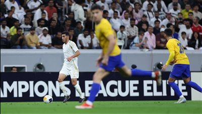 دوري أبطال آسيا، تعادل سلبي بين النصر والغرافة في الشوط الأول (صور)