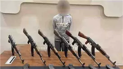 حبس عنصر إجرامى بتهمة الإتجار في الأسلحة النارية بأسوان 