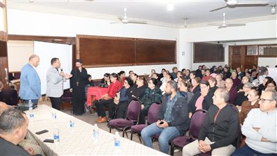 بالتعاون مع مديرية الري، مياه الفيوم تنظم لقاء توعويا بكنيسة ماري جرجس 