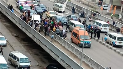 إصابة 11 شخصًا في حادث تصادم على كوبري دمياط العلوي 