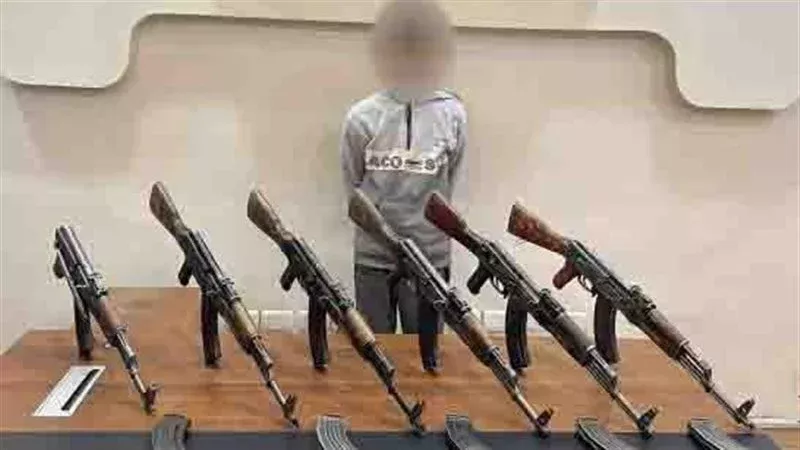 أسلحة النارية بحوزة