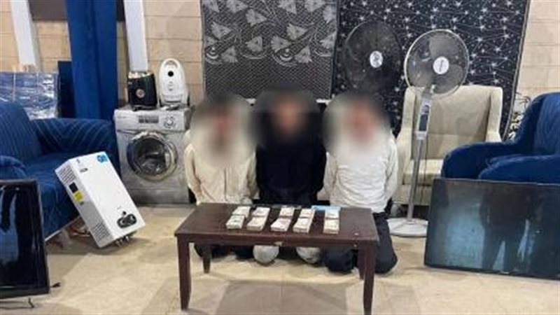 ضبط 8 لصوص لارتكاب