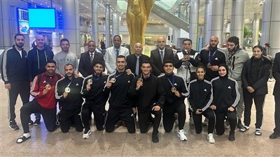 الشباب والرياضة تستقبل منتخب الكاراتيه بعد فوزه بذهبية كأس العالم