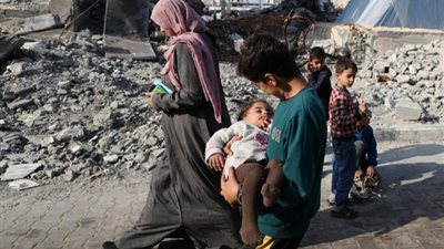 صحة غزة: إسرائيل مسحت 1410 عائلات بالكامل في القطاع 