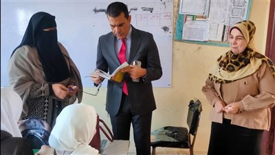 وكيل التعليم بالدقهلية في جولة على مدارس نبروه (صور) 