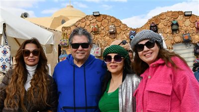 المشاركون في مهرجان الفيوم السينمائي يتجولون بالمزارات الأثرية (صور)