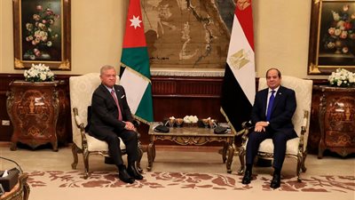 قمة مصرية أردنية بالقاهرة لبحث تطورات الأوضاع في غزة