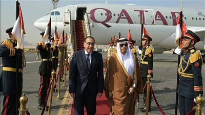 مدبولي ونظيره القطري يترأسان جلسة مباحثات موسعة بمشاركة وفدي البلدين