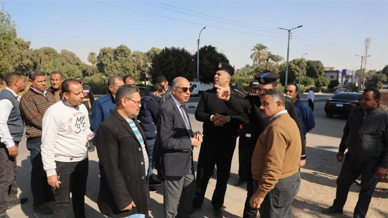محافظ المنيا يتفقد