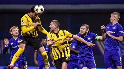 بوروسيا دورتموند يفوز على دينامو زغرب بثلاثية بدوري أبطال أوروبا (صور)