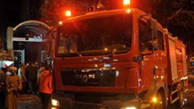 حريق بمخزن ورق في أبو النمرس بالجيزة