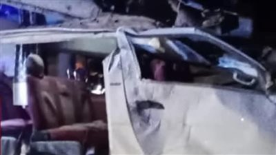 العربية اتعجنت، أول صور من حادث انقلاب ميكروباص بأسيوط ومصرع وإصابة 15 شخصا